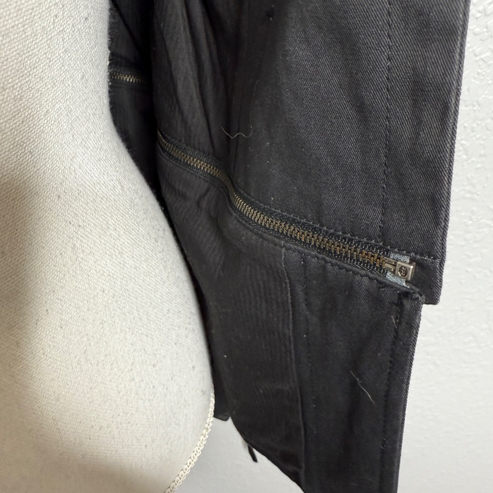 All Saints Black short  trench style short coat Jacket -cp - Picture 16 of 16